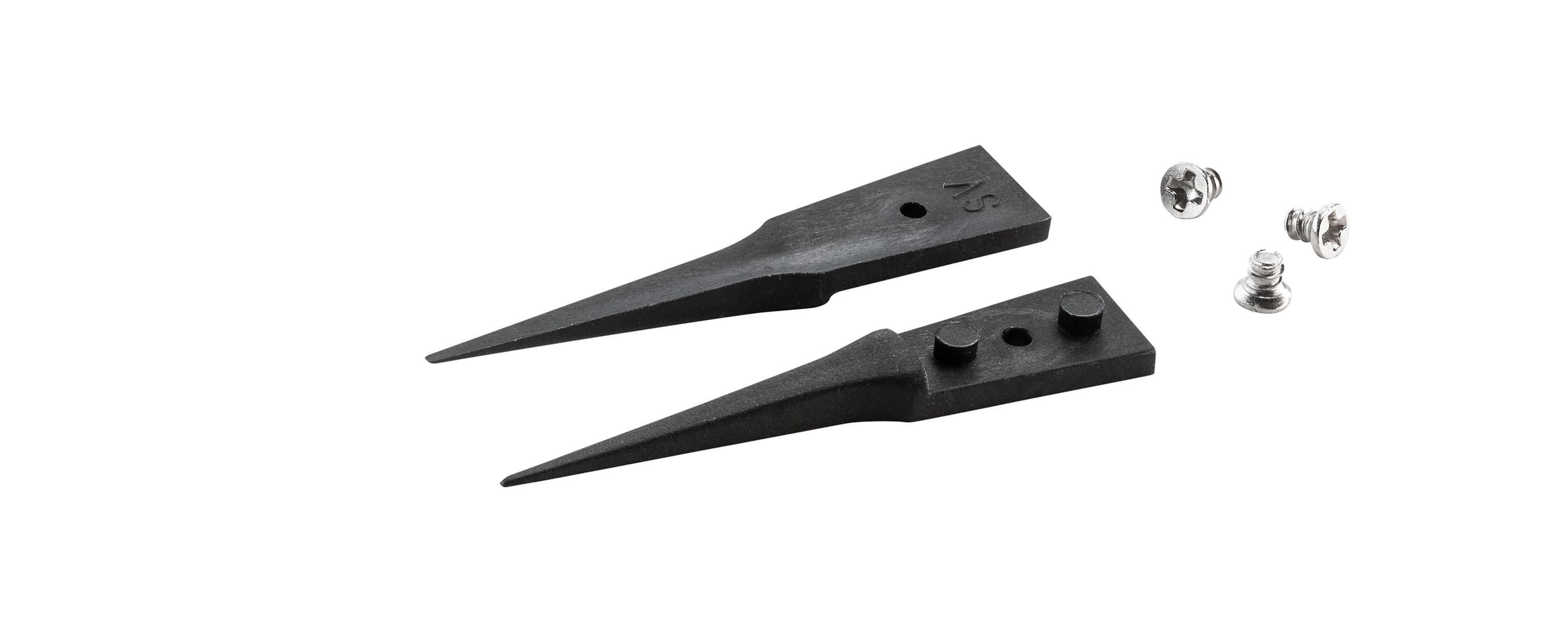ideal-tek 40 mm, PVDF, Straight, ESD Tweezers