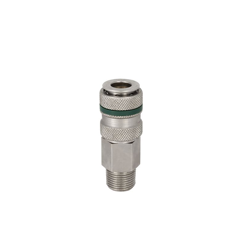 RS PRO Brass, Steel Female Pneumatic Quick Connect Coupling, BSPT 1/2 Male Threaded