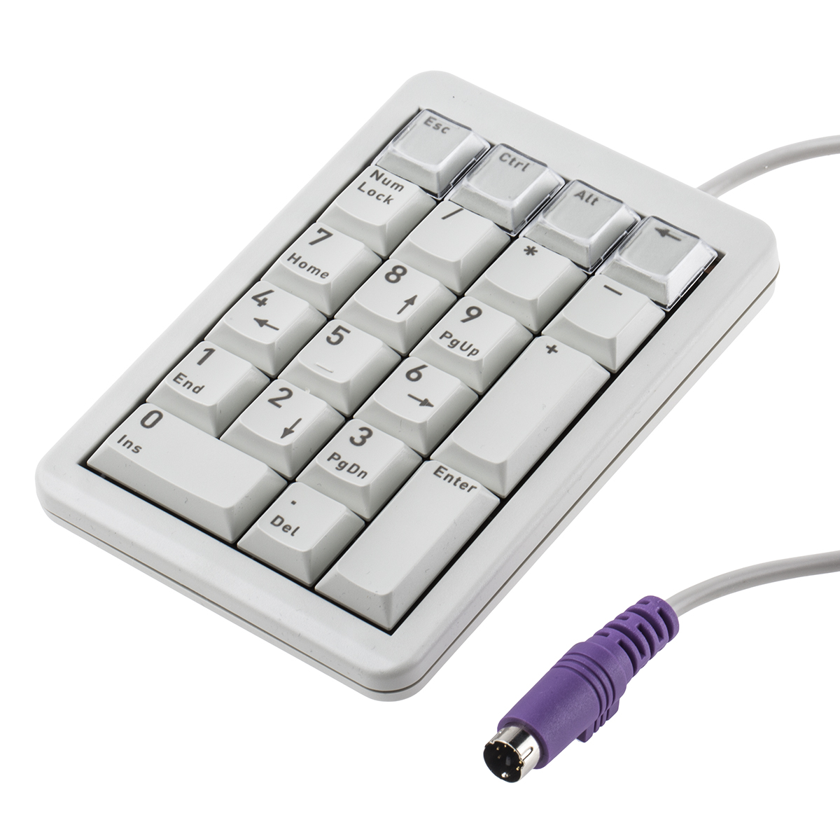 CHERRY Grey Wired PS/2 Numeric Keypad