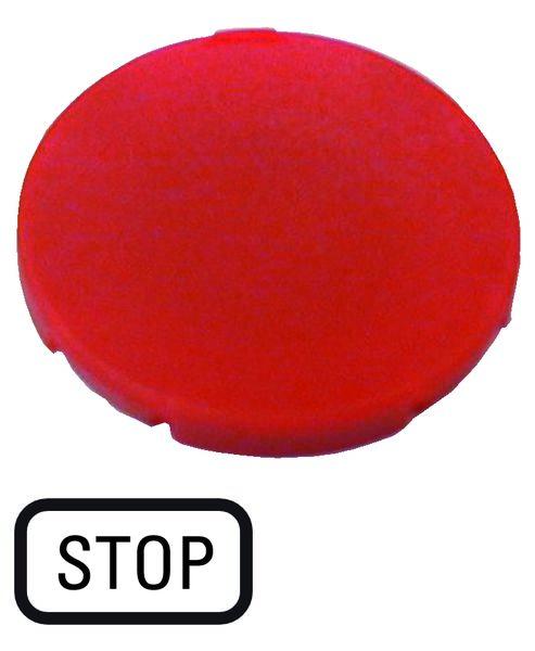 Eaton Button Plate for Use with M22-DG-X, M22-DZ-X, M22(S)-D-X, M22(S)-DR-X, M30C-FD-X, M30C-FDR-X, Stop