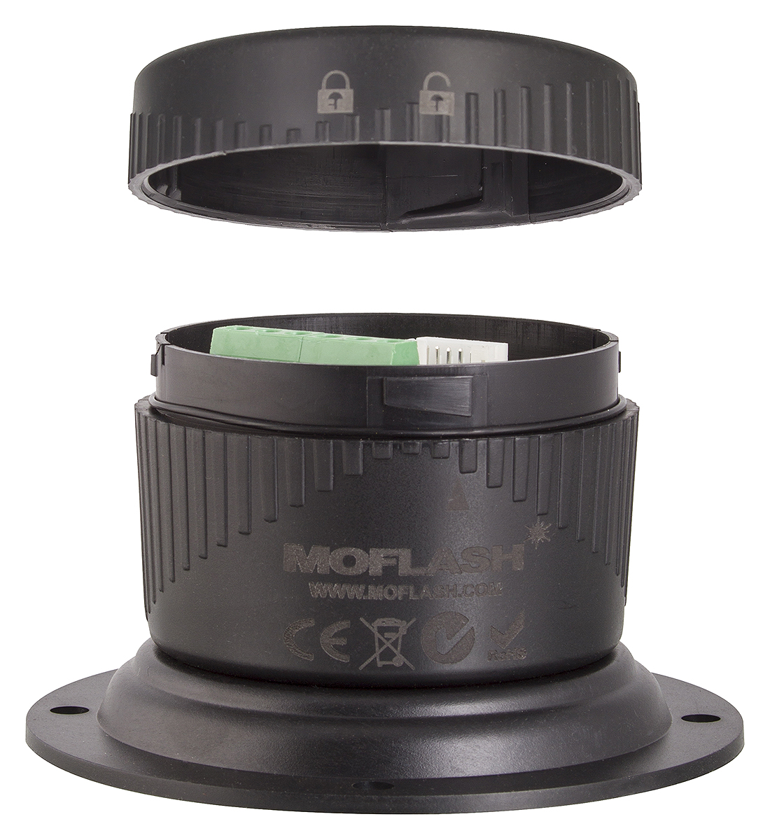 Moflash Mounting Base for Use with LED-TLM Series, IP65