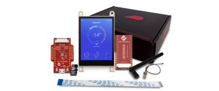 4D Systems SK-GEN4-ESP32-32CT, GEN4-ESP32-32CT Starter Kit 3.2in TFT Starter Kit With ESP32 SoC for Display Development