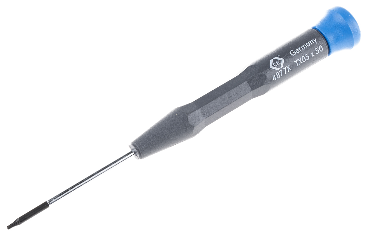 CK Torx Precision Screwdriver, T5 Tip, 50 mm Blade