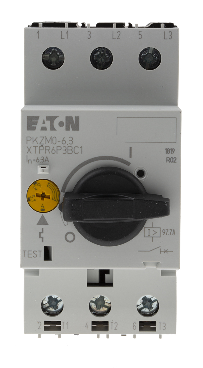 Eaton 4 → 6.3 A Motor Protection Circuit Breaker, 690 V ac