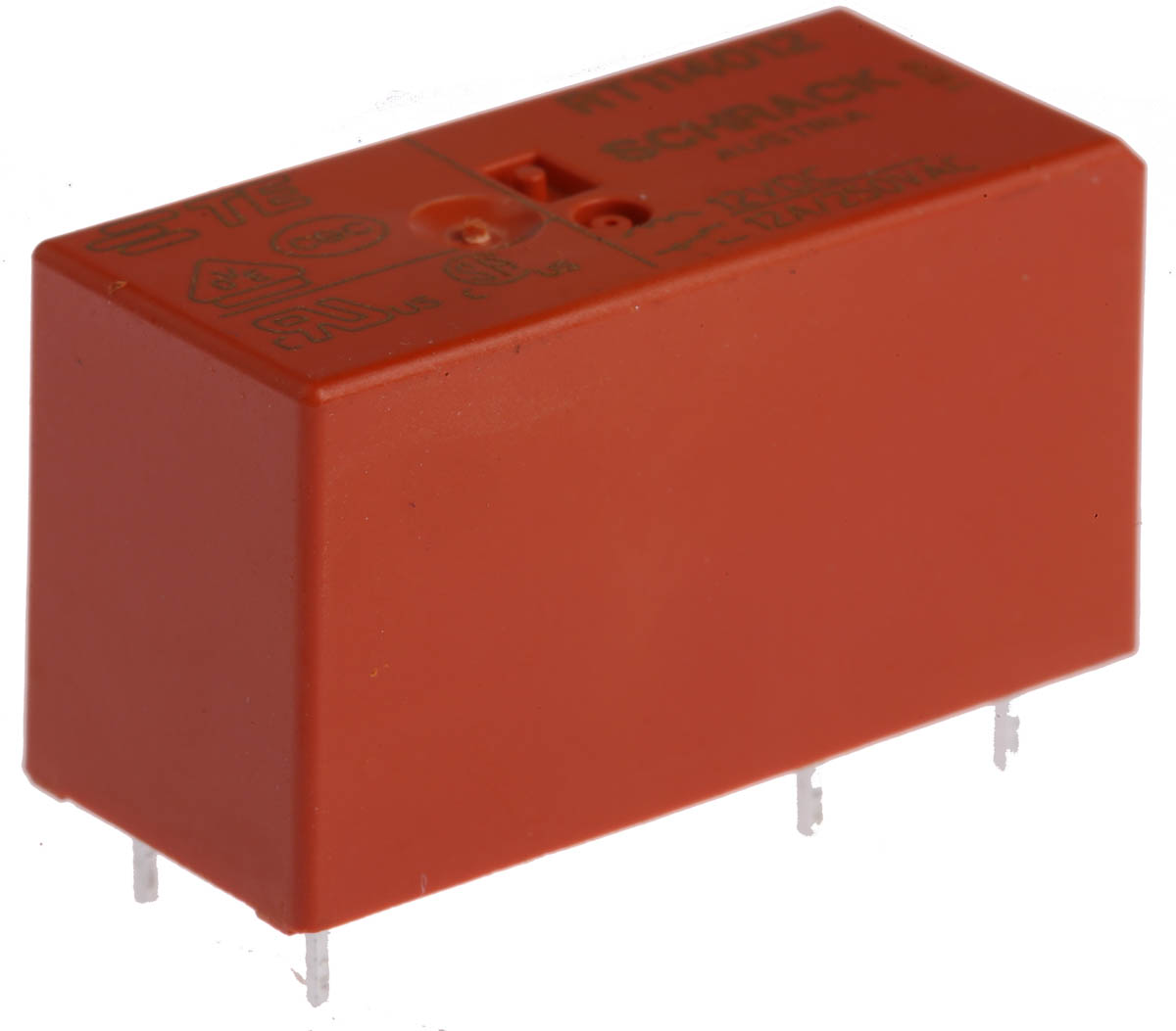 TE Connectivity PCB Mount Power Relay, 12V dc Coil, 12A Switching Current, SPDT