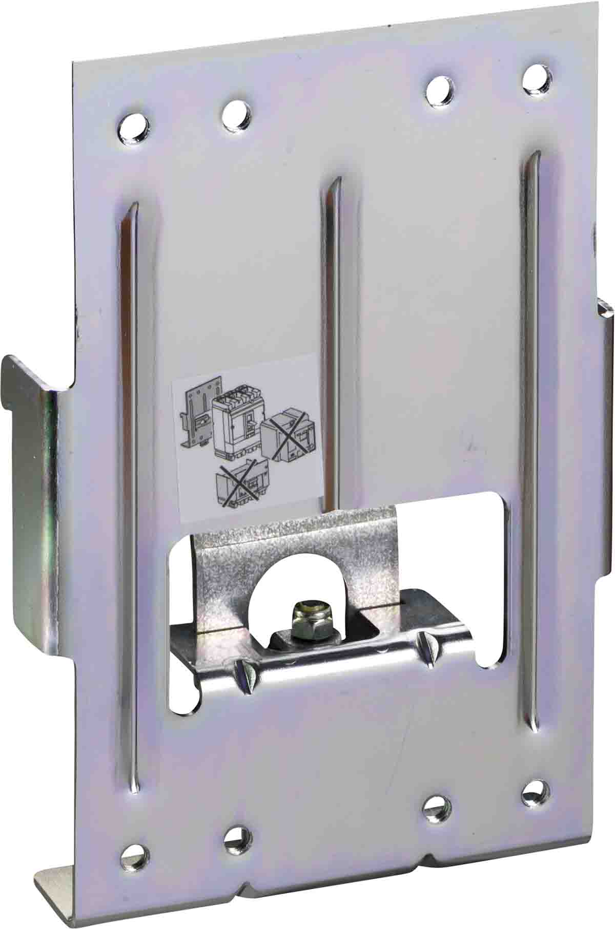 Schneider Electric Easypact Cvs100...250, Nsx100...250 Dc DIN Rail Adapter for use with Compact Nsx 100/160/250