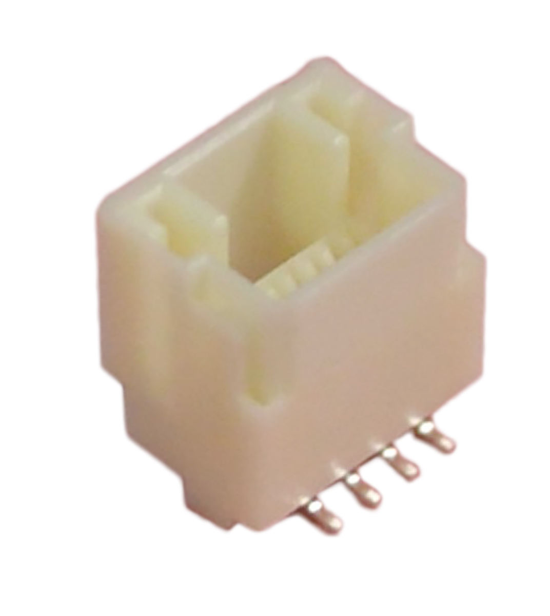 JST NSH Series Straight Surface PCB Header, 4 Contact(s), 1 mm Pitch, 1 Row, Shrouded
