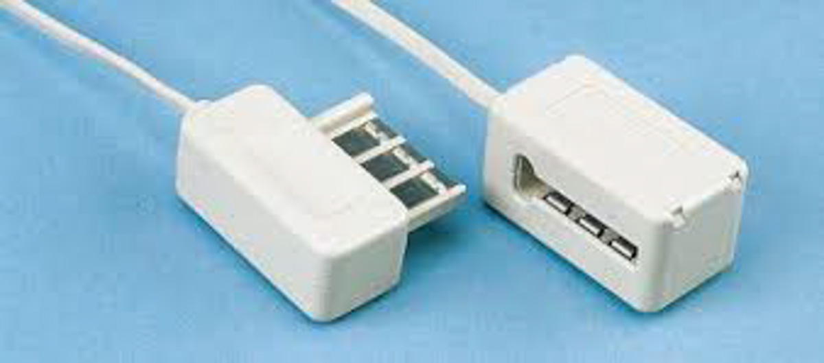 Decelect Male Female Telephone Extension Cable, 10m