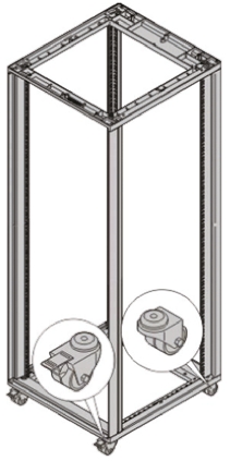 nVent SCHROFF Swivel Casters for Use with Novastar