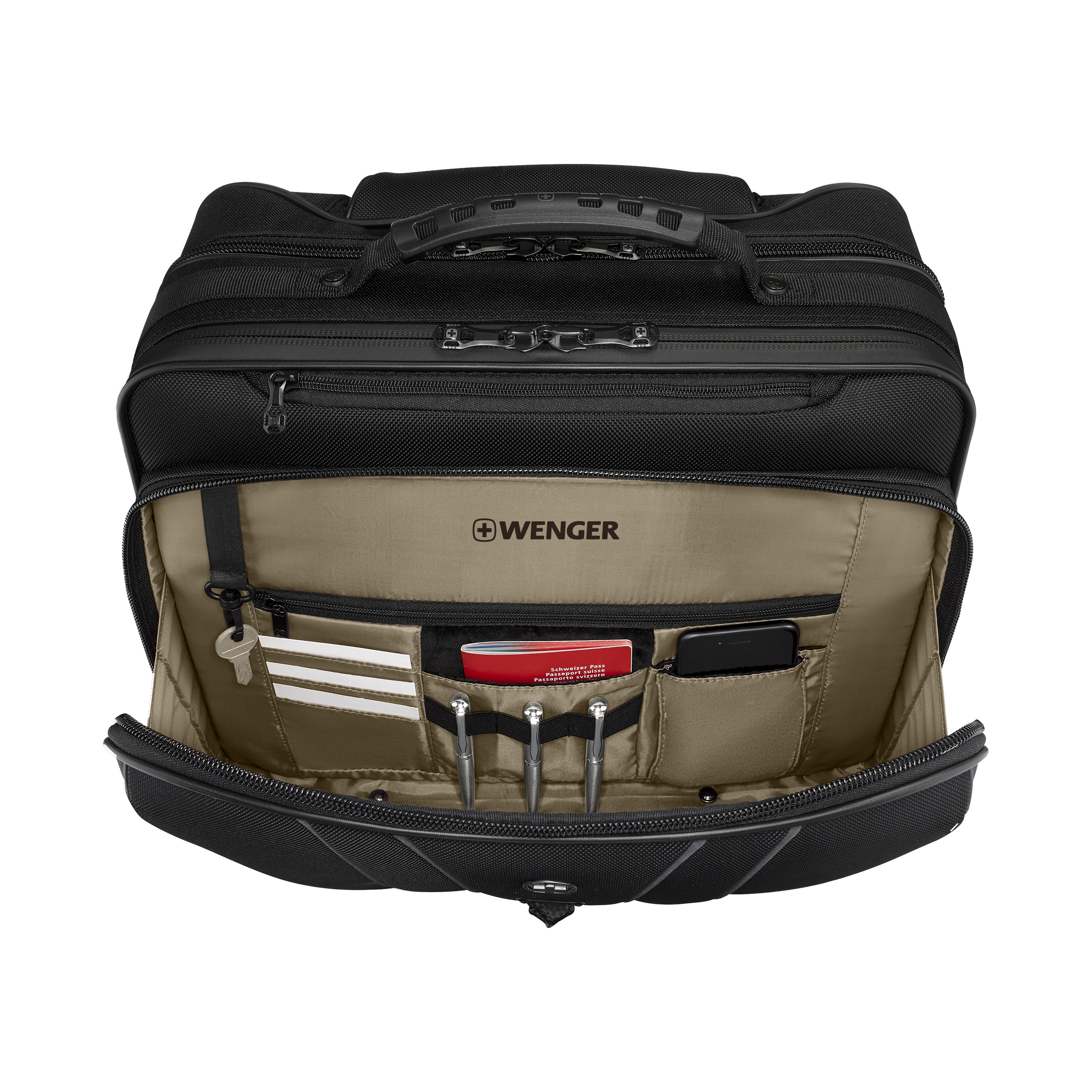 Wenger Legacy Black 15.6in  Laptop Laptop Bag, Black