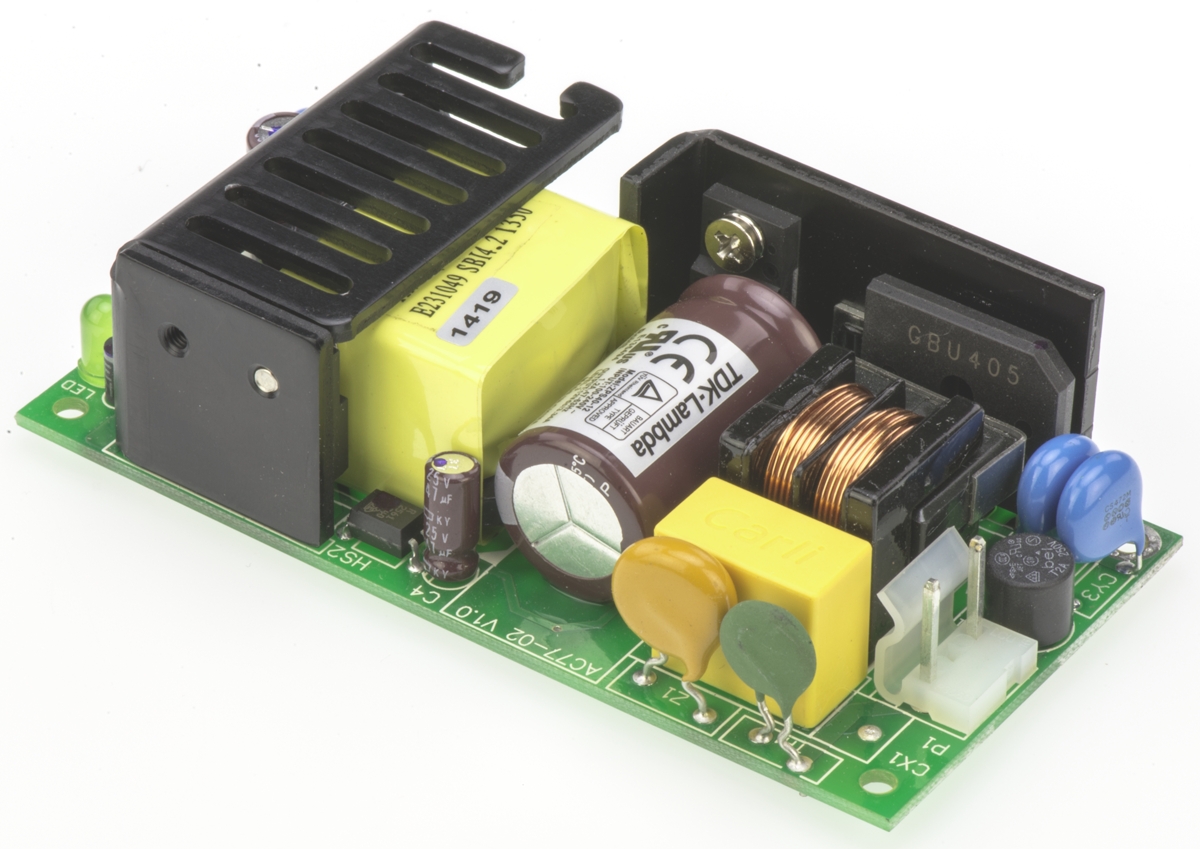 TDK-Lambda Switching Power Supply, ZPS40-12, 12V dc, 3.34A, 40W, 1 Output, 120 → 370 V dc, 90 → 264 V ac