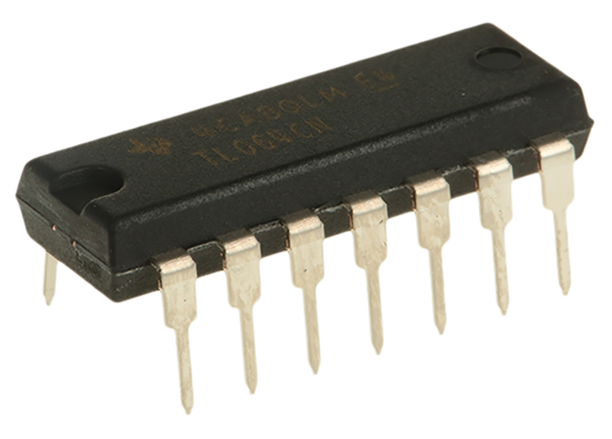 TL064CN Texas Instruments, Operational Amplifier, 1 MHz, 14-Pin 15 V PDIP