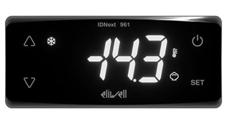 Eliwell ID NEXT Panel Mount Controller, 80.5mm 2 Input, 1 Output Relay, 12 V Supply Voltage ON/OFF