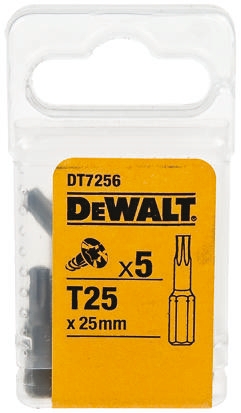 DeWALT Torx Screwdriver Bit, T25 Tip, 25 mm Overall