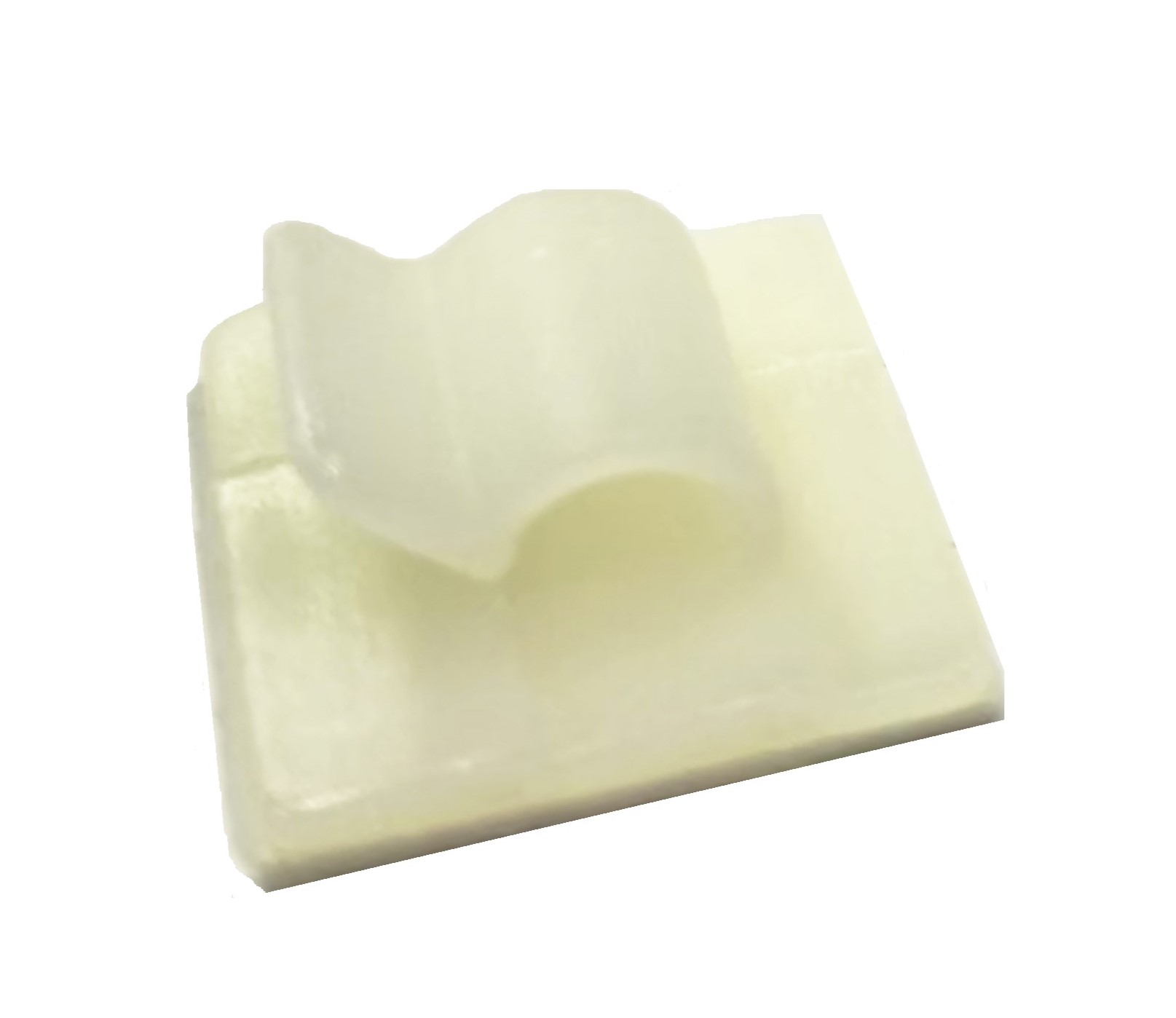 RS PRO Natural Nylon Round clip, 4.9mm Max. Bundle