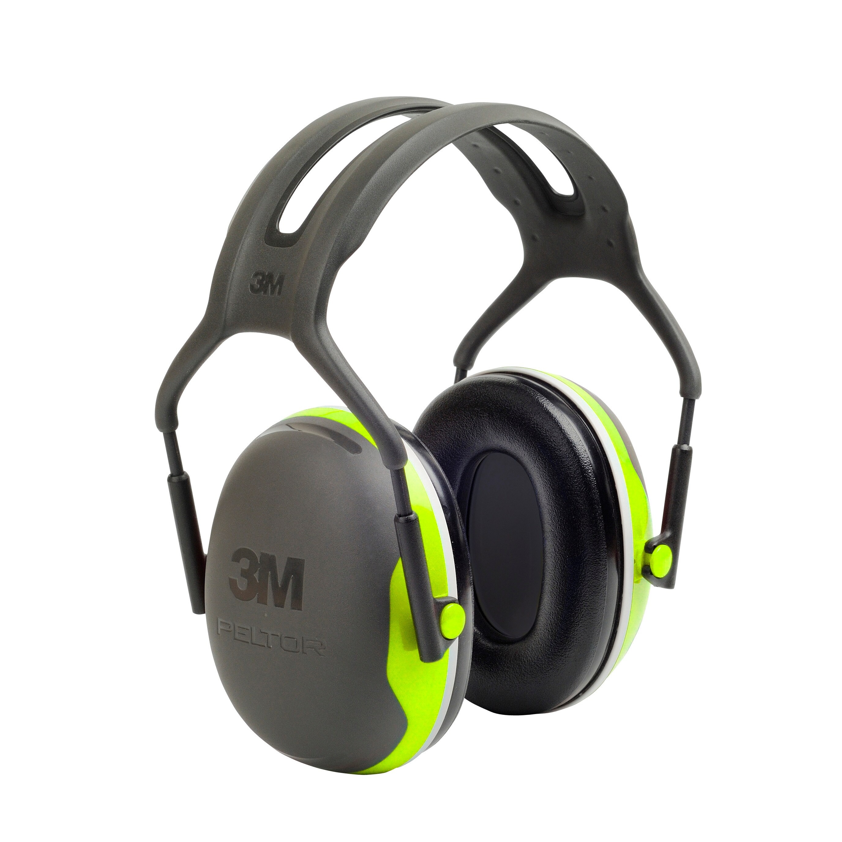3M Peltor X4A Ear Defender with Headband, 32dB, Hi-Viz Green