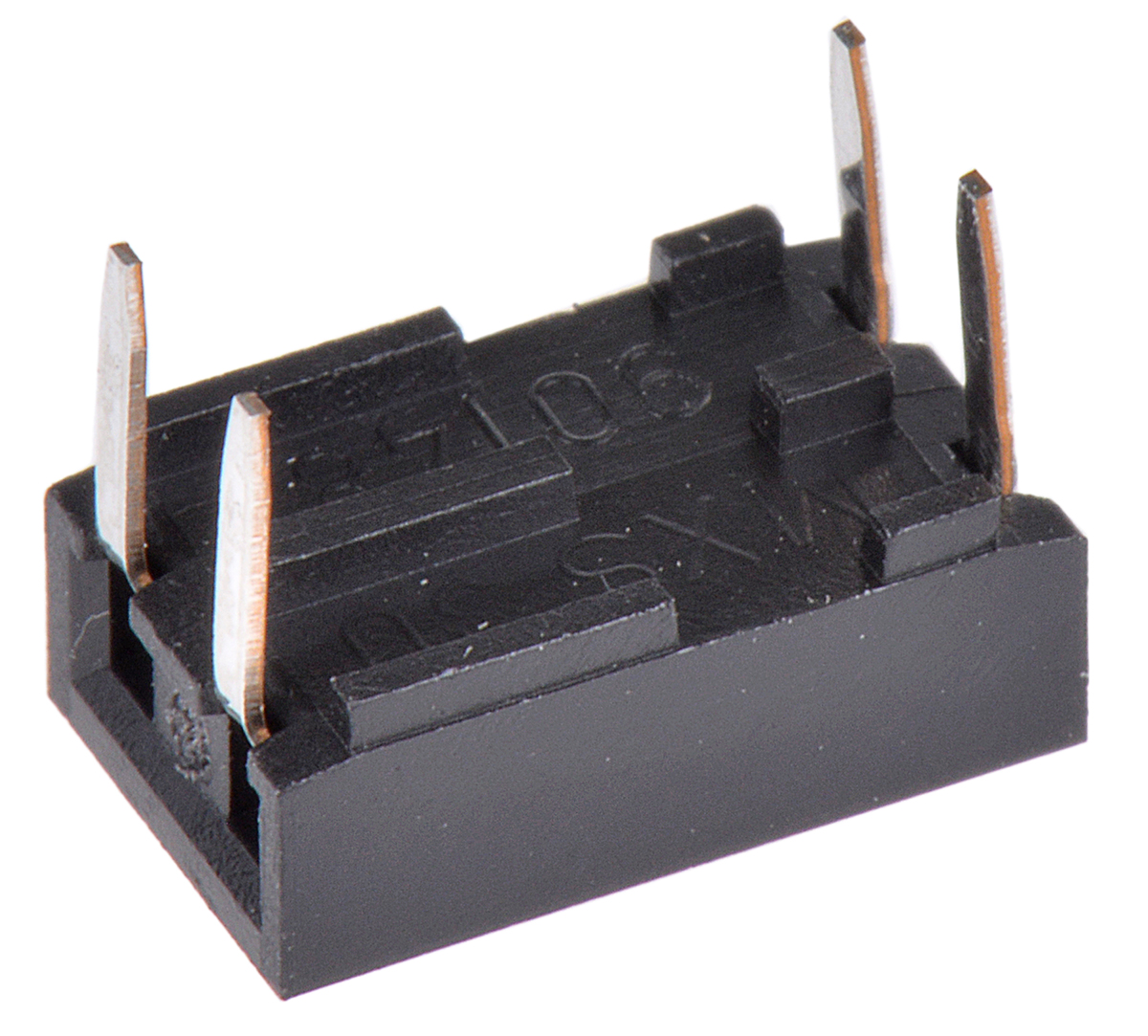Molex C-Grid Series Right Angle Through Hole Mount PCB Socket, 2-Contact, 1-Row, 2.54mm Pitch, Solder Termination
