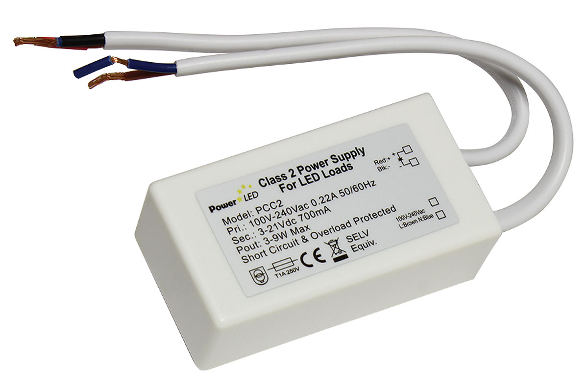 PowerLED LED Driver, 3 → 21V Output, 9W Output, 700mA Output, Constant Current
