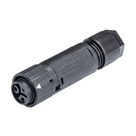 Wieland RST MINI Series Connector, 2-Pole, Female, 2-Way, Push-In, 16A, IP66, IP68, IP69
