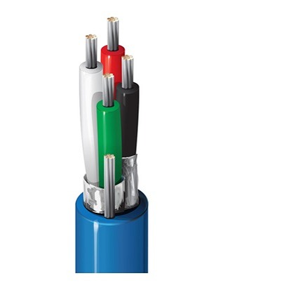 Belden 8723NH Series Multipair Audio Cable, 4 Cores, 22 AWG, 1000m, Aluminium/Polyester Foil Shield, Multipaired Cable