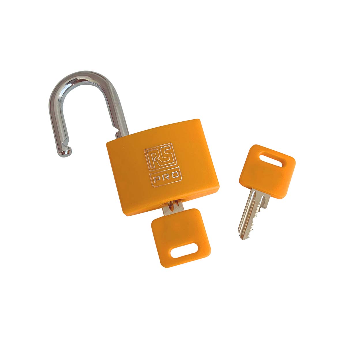RS PRO Key Aluminium Padlock, 6mm Shackle, 43mm Body