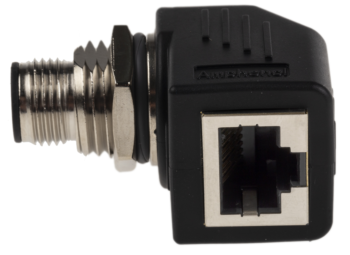 Amphenol Industrial Right Angle Adapter
