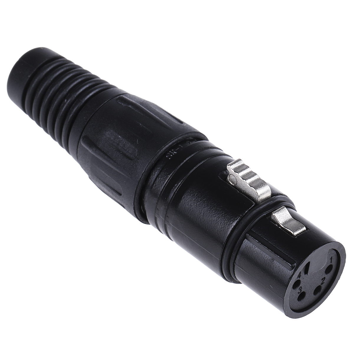 RS PRO Cable Mount XLR Connector, Female, 250 V ac, 4 Way, Silver Plating