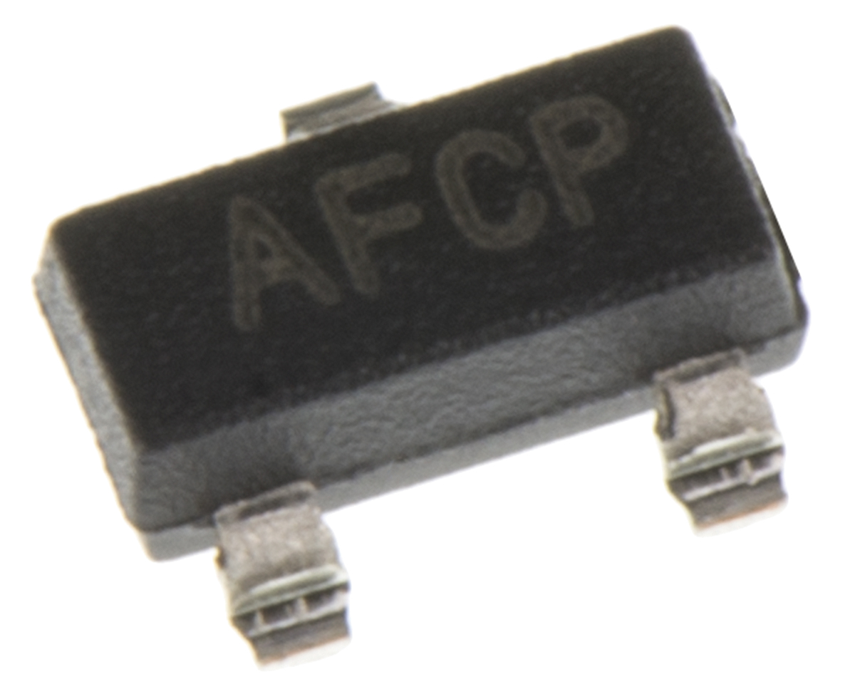 Microchip Voltage Temperature Sensor, Voltage Output, Surface Mount, Analogue, ±2°C, 3 Pins