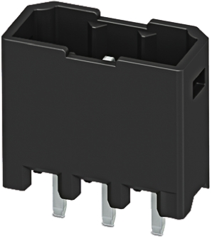 Phoenix Contact, 2.5mm Pitch, PTSM 0.5/2-HH-2.5-THR WH R16, 2 Way, Right Angle, Pluggable Terminal Block, Header,