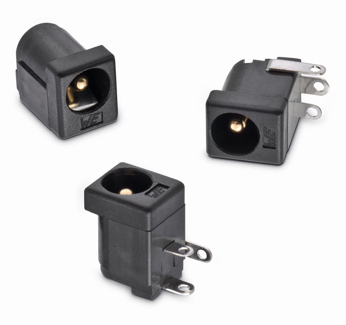 Wurth Elektronik, WR-DC Right Angle DC Socket Rated At 5.0A, 24.0 V, Panel Mount, length 9.0mm, Gold, Tin