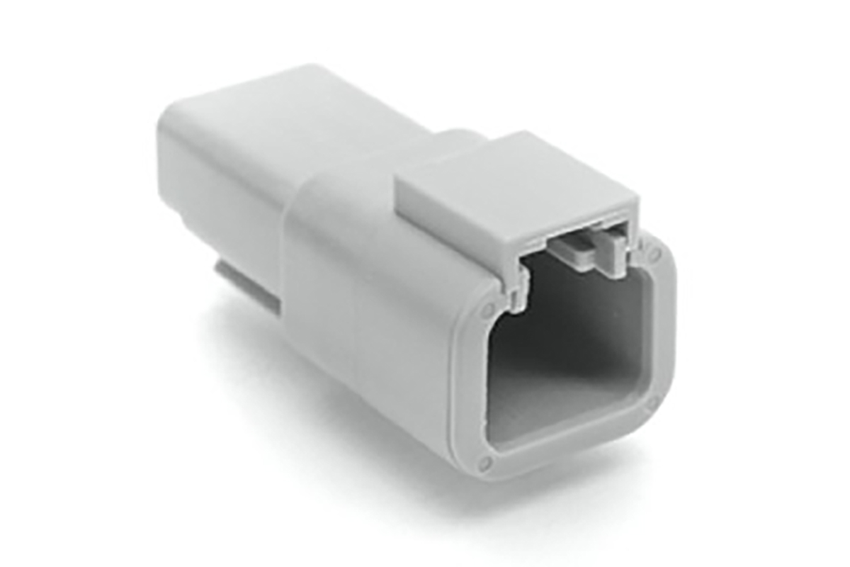 Amphenol Industrial, ATP Automotive Connector Socket Grey Cable Mount 2 Way, Crimp Termination ATP04-2P