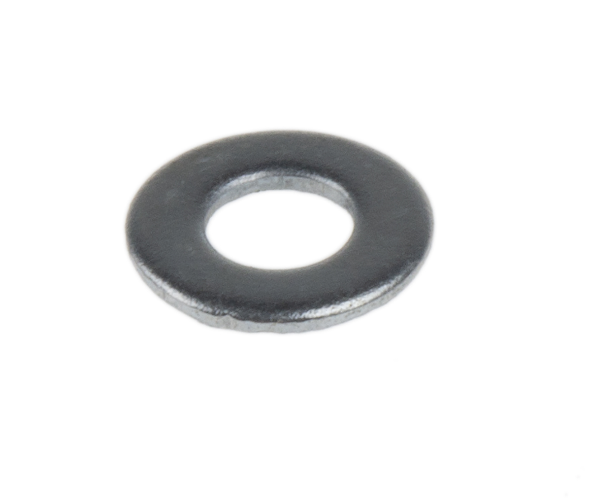 RS PRO Bright Zinc Plated Steel Plain Form A Washers, M3, DIN 125A