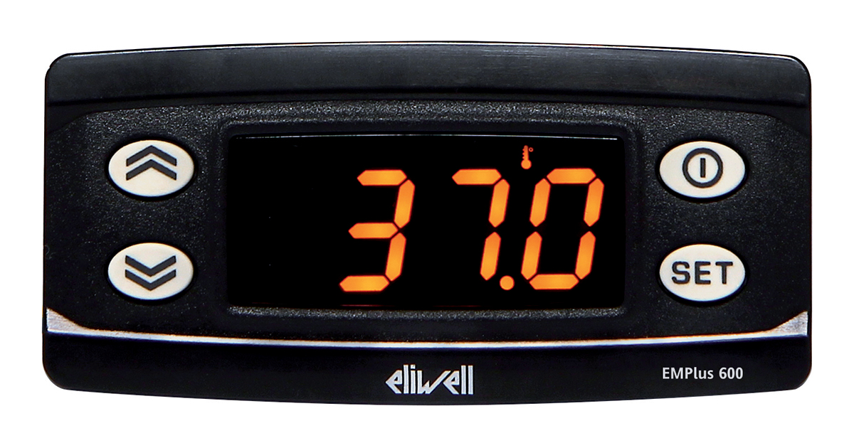 Eliwell EMPLUS 600 Panel Mount Temperature Indicator, 74 x 32mm 1 Input, 230 V Supply Voltage
