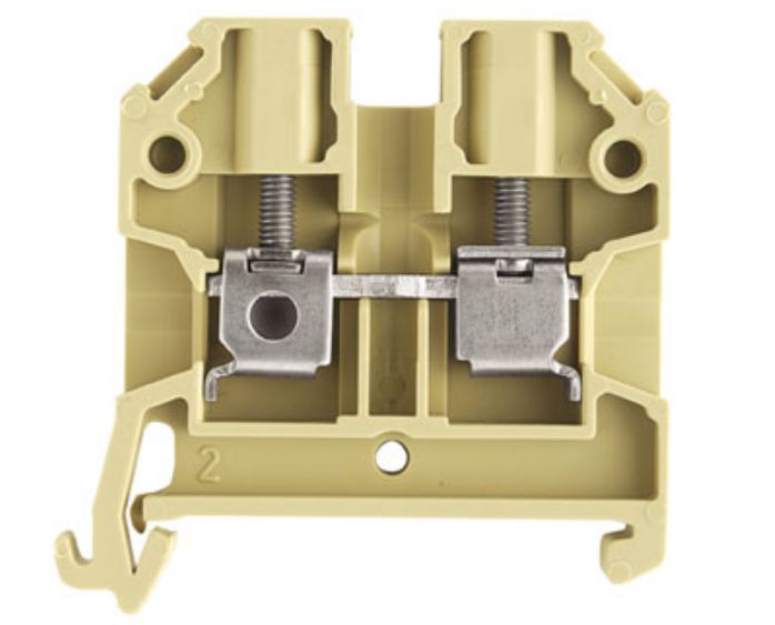 Weidmuller 0443660000 SAK Series Beige, 4mm², Single-Level, Screw Termination, IECEx