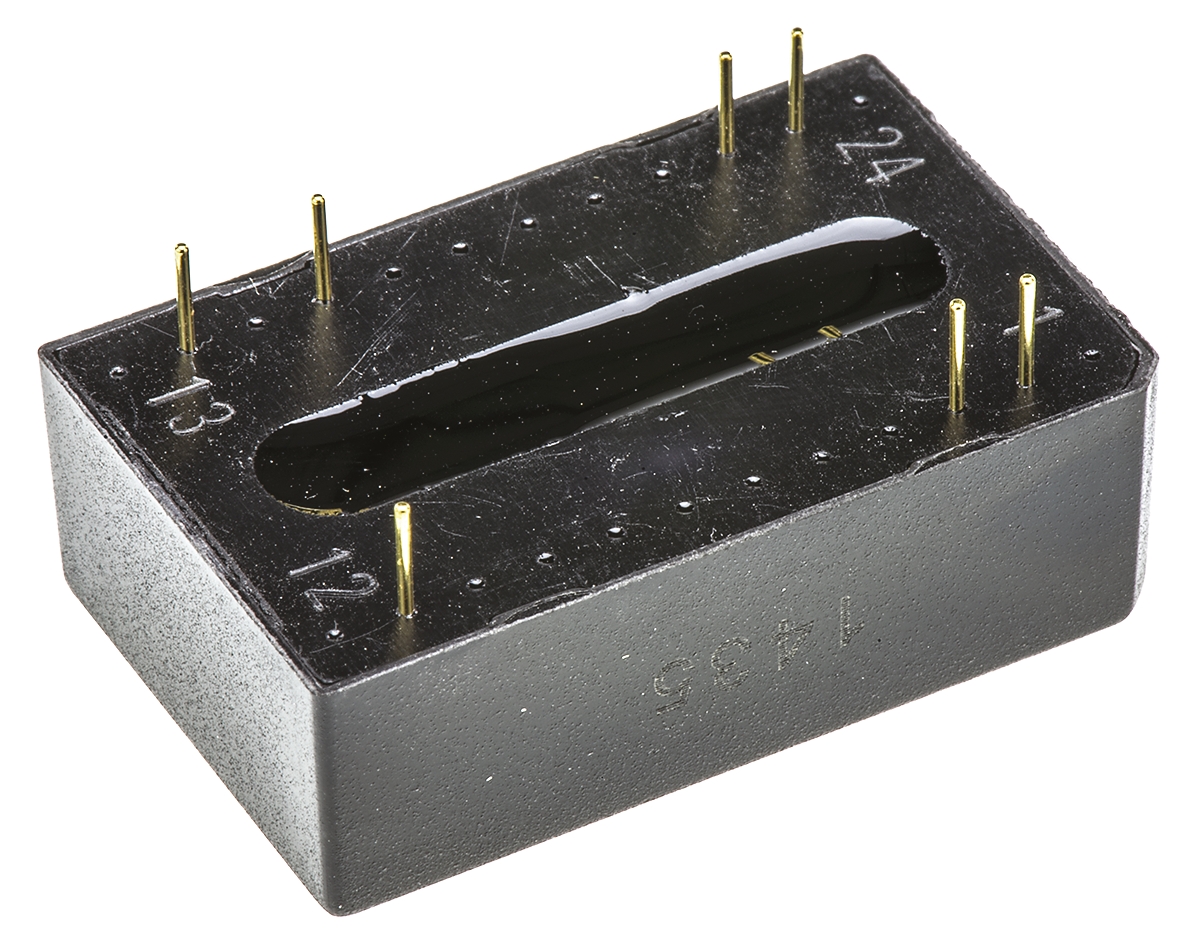 TRACOPOWER TEN 3 DC-DC Converter, 15V dc/ 200mA Output, 9 → 18 V dc Input, 3W, Through Hole, +85°C Max Temp