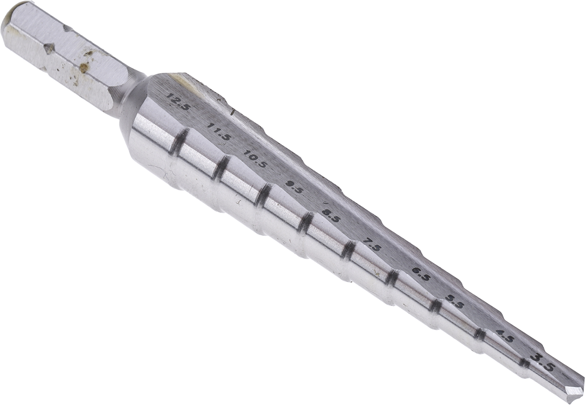 EXACT HSS Step Drill Bit 3.5mm x 12.5mm