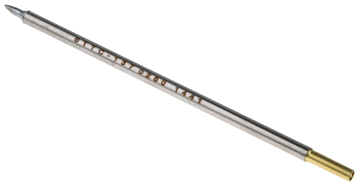 Metcal STTC 1.78 mm Chisel Soldering Iron Tip for use with MX-H1-AV, MX-RM3E