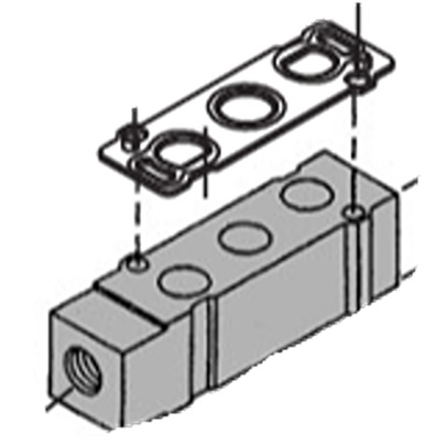 SMC SY5000 Spacer, SY5000-38-1A-Q