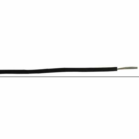 RS PRO Black 4mm² Hook Up Wire, 12 AWG, 56/0.3 mm, 100m, Cross Linked Polyolefin Insulation