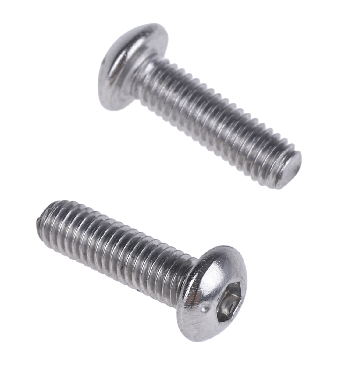 RS PRO Stainless Steel Hex Socket Button Screw, ISO 7380, M3 x 10mm