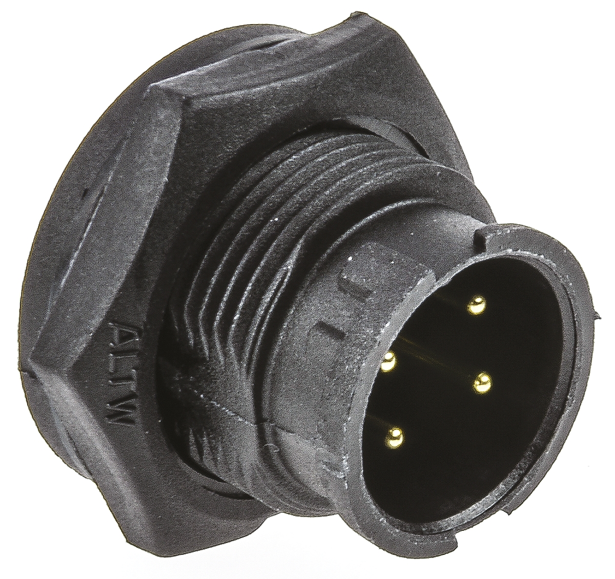 Amphenol Industrial Circular Connector, 4 Contacts, Panel, Standard Connector, Plug, Male, IP67, Ceres Series