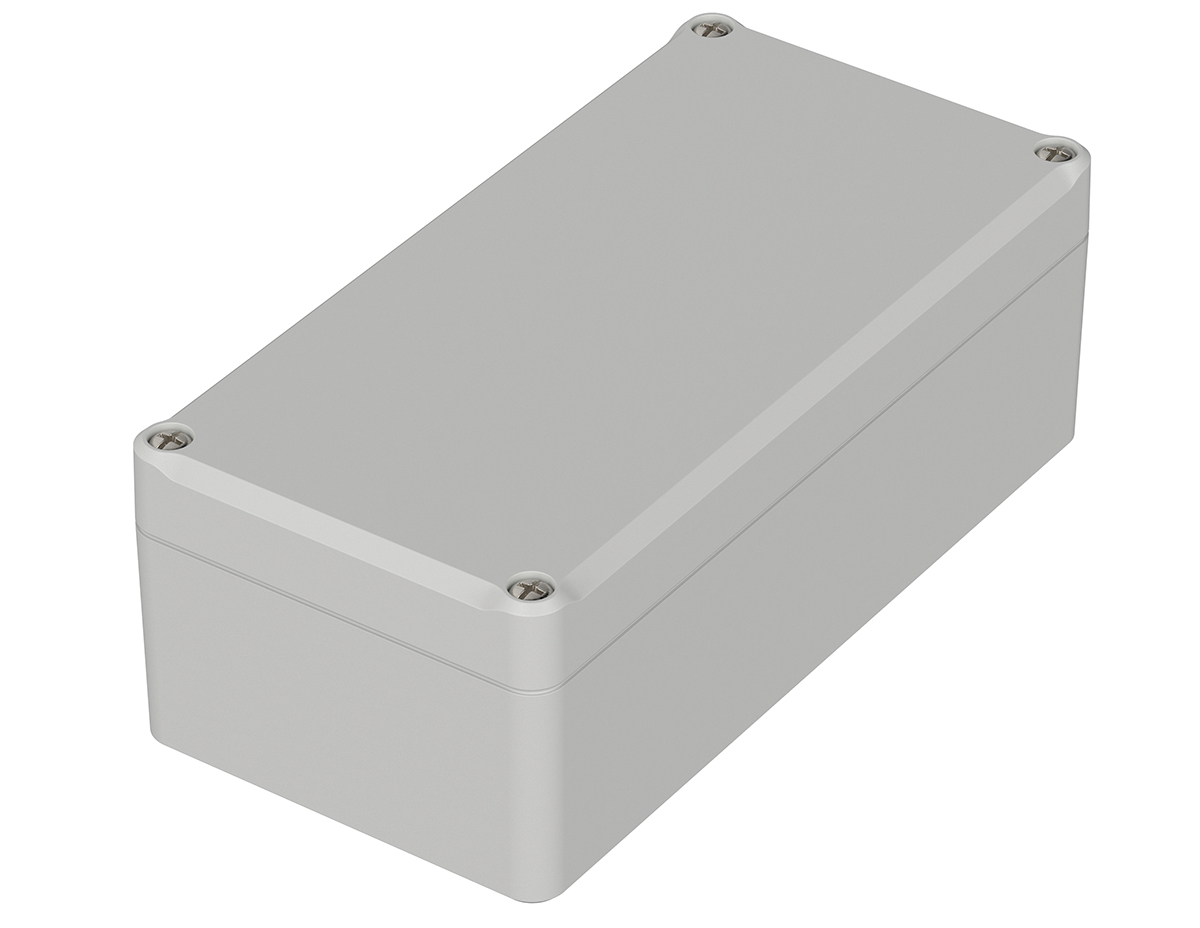 Bopla Euromas II Series Light Grey ABS Enclosure, IP65, Light Grey Lid, 160 x 80 x 57mm