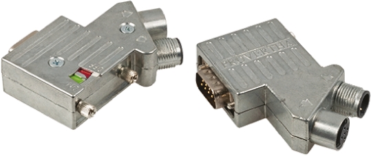 Provertha 9 Way 35 ° Cable Mount D-sub Connector Plug