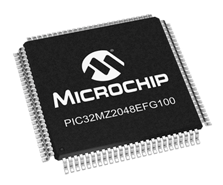 Microchip PIC32MZ2048EFG100-I/PT, 32 bit MIPS MicroAptiv Microcontroller, 200 MHz, 160kB FLASH, 100-Pin TQFP