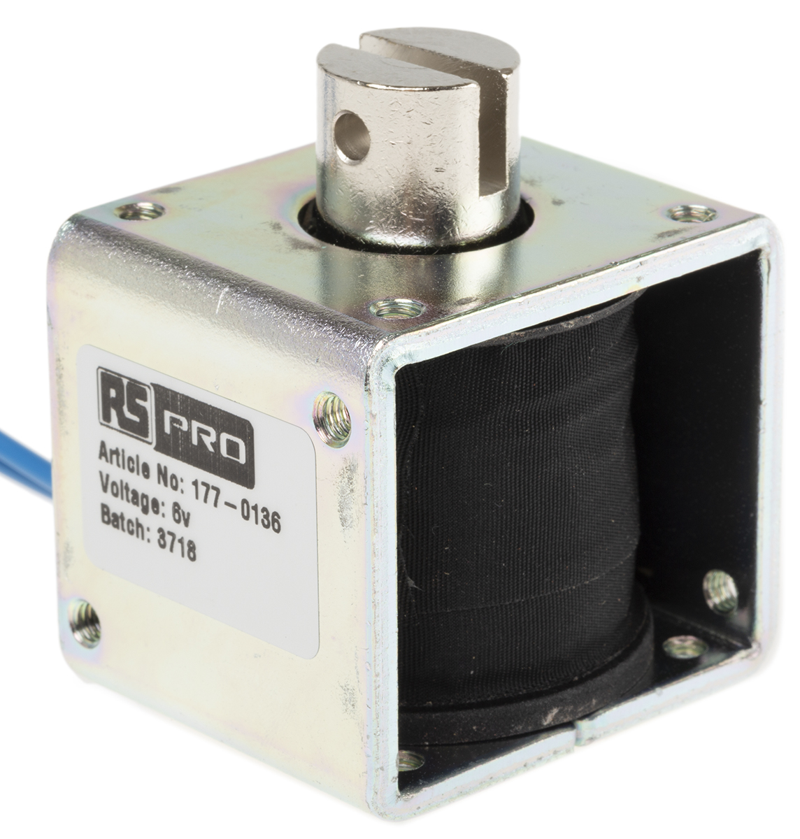 RS PRO Linear Solenoid, 6 V dc, 42.5 x 40.9 x 40.9 mm