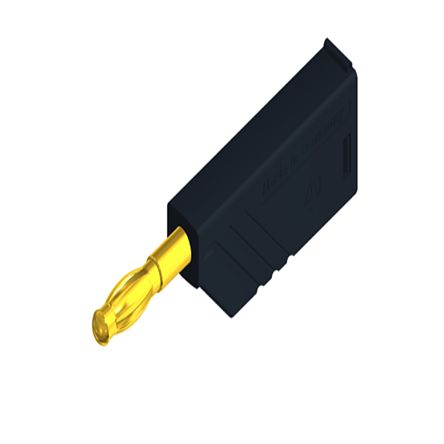 Hirschmann Test & Measurement White Male Banana Connector, 4 mm Connector, Screw Termination, 24A, 60V dc, Gold Plating