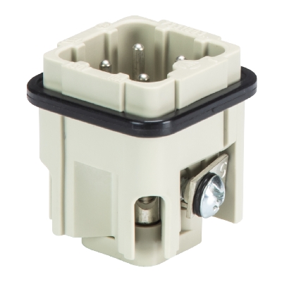 Wieland Male Insert, 10A, Male, 73 Series, 3 Contacts