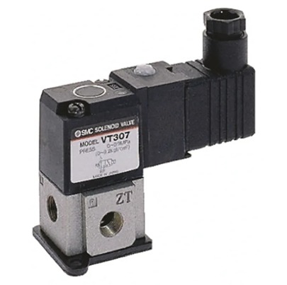 SMC 3/2 Pneumatic Solenoid Valve - Solenoid G 1/8 VT307 Series