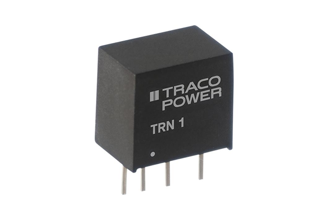 TRACOPOWER TRN 1 DC-DC Converter, ±12V dc/ ±45mA Output, 18 → 36 V dc Input, 1W, Through Hole, +90°C Max Temp