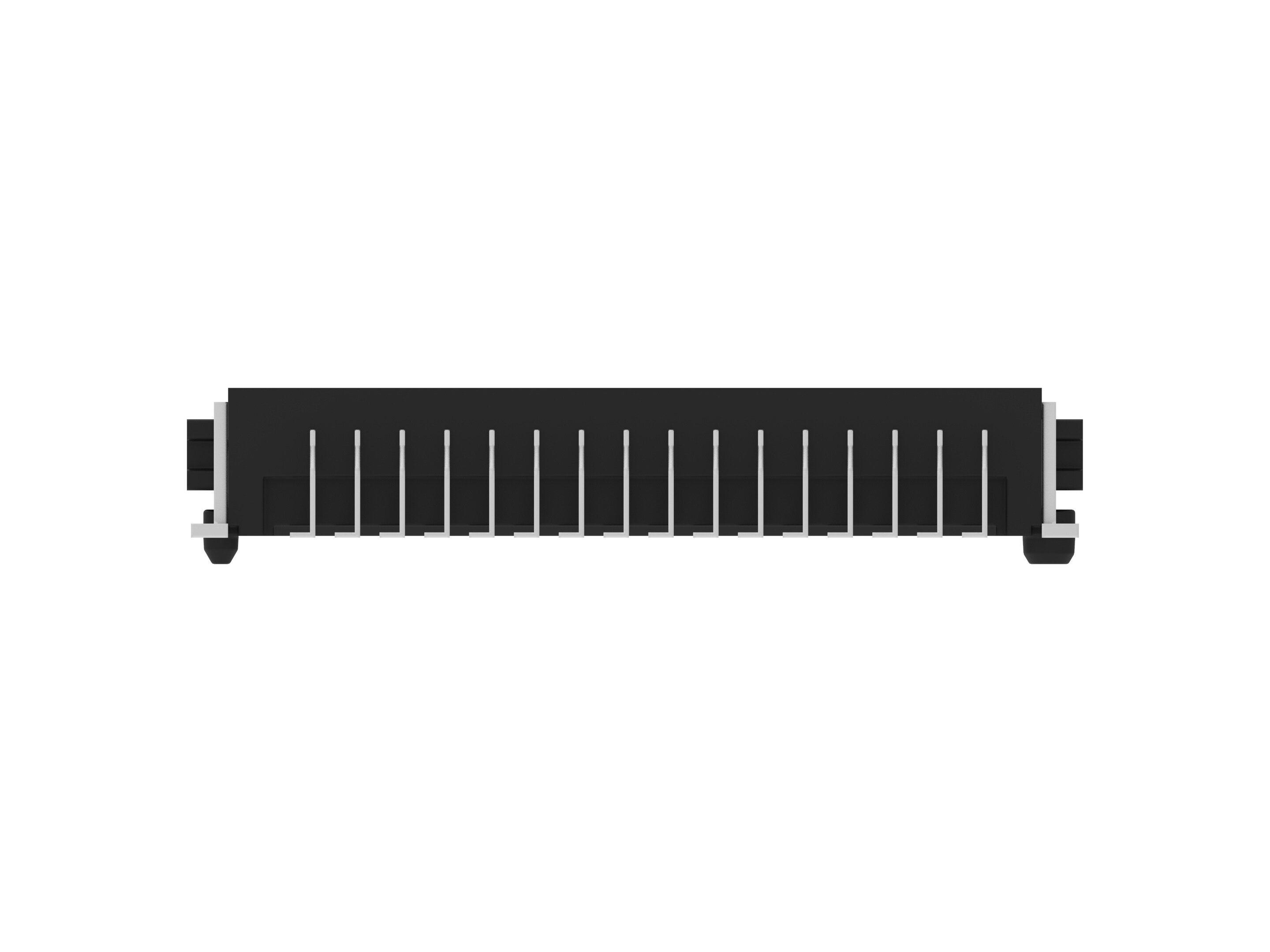 ERNI 354096 Series Vertical Surface PCB Header, 32 Contact(s), 1.27 mm Pitch, 2 Row, Shrouded